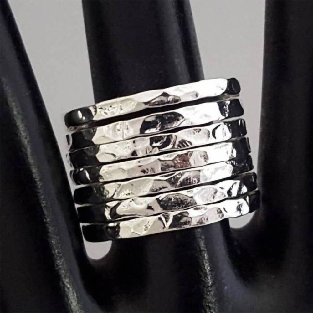 NEW COSTELLO INTERNATIONAL women's semanario ring in silver